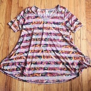 Floral Striped Women's Top